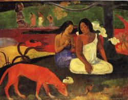 Paul Gauguin Arearea(Joyousness) china oil painting image